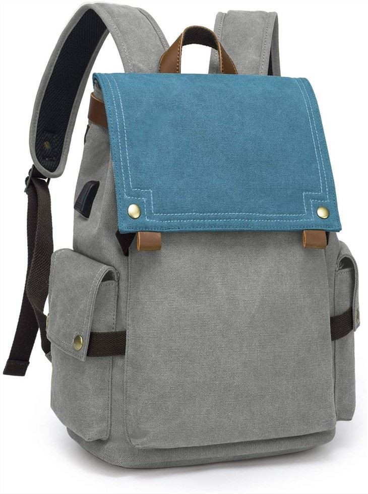 Vintage USB Backpack